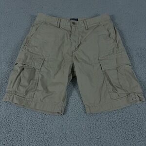 Levis Shorts Mens 31 Tan Cargo 9" Baggy Khaki Ripstop Hiking Outdoor Gorpcore